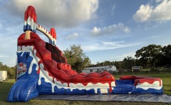 IMG 0108 1770994640 18 ft Red, White, and Cool Dual Lane Slide