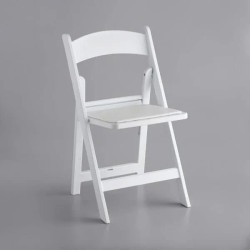 White Padded Chairs